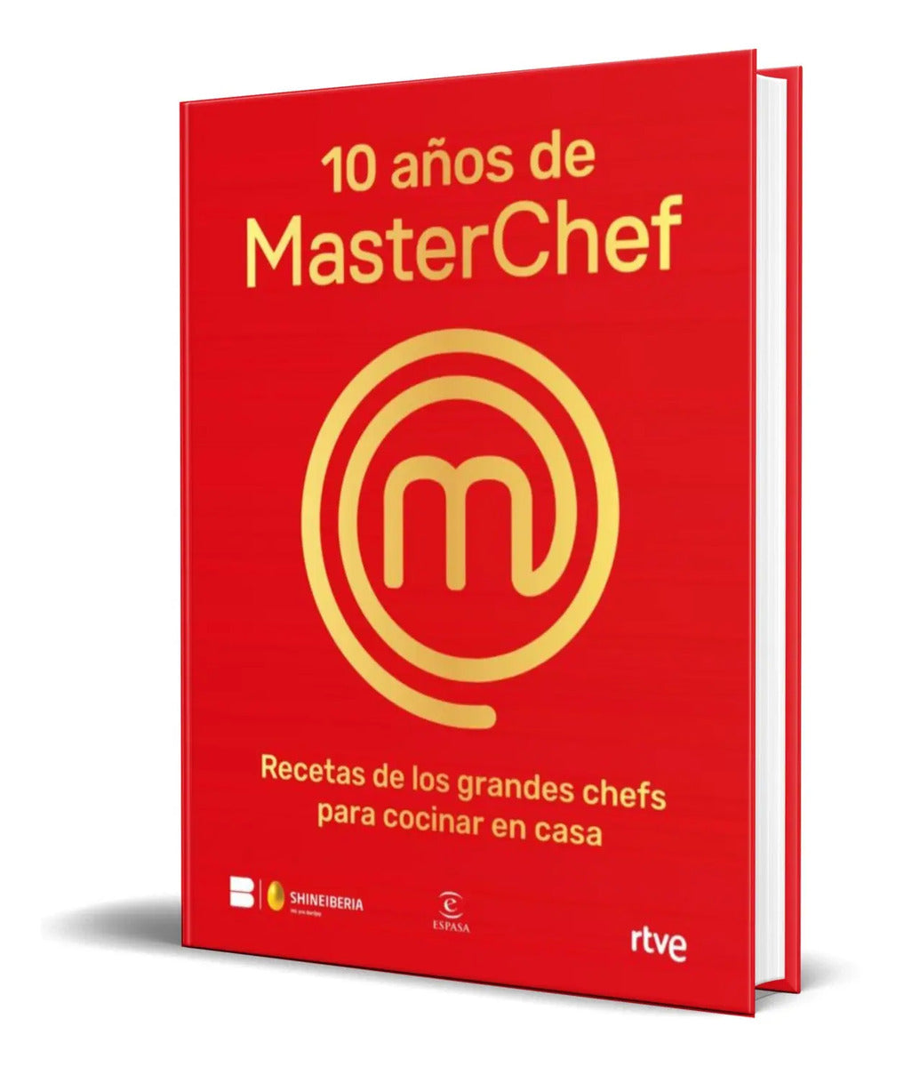Portada de Libro 10 Años De Masterchef [ Shine ] Original