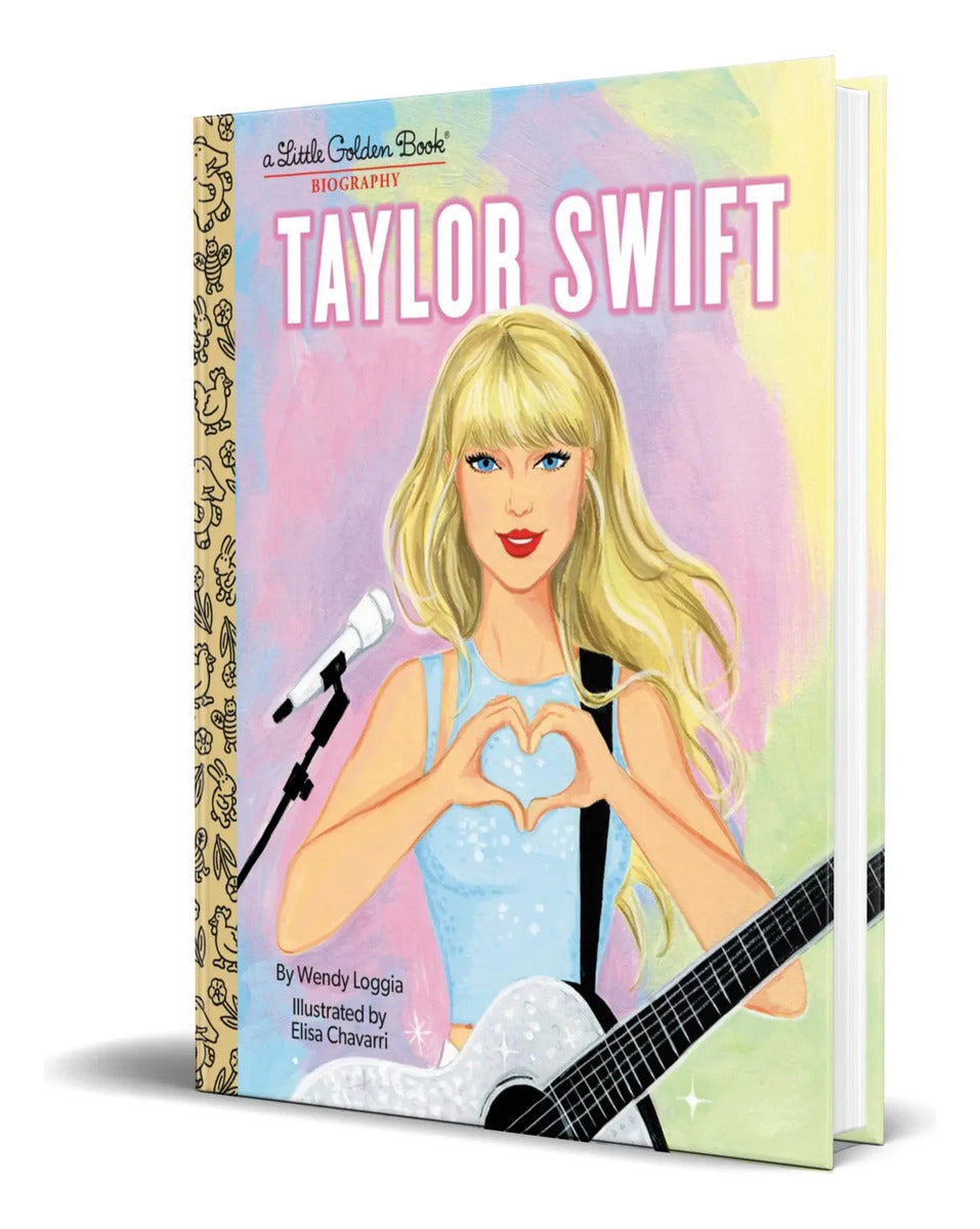 Portada de Libro Taylor Swift A Little Golden Book Biography Original