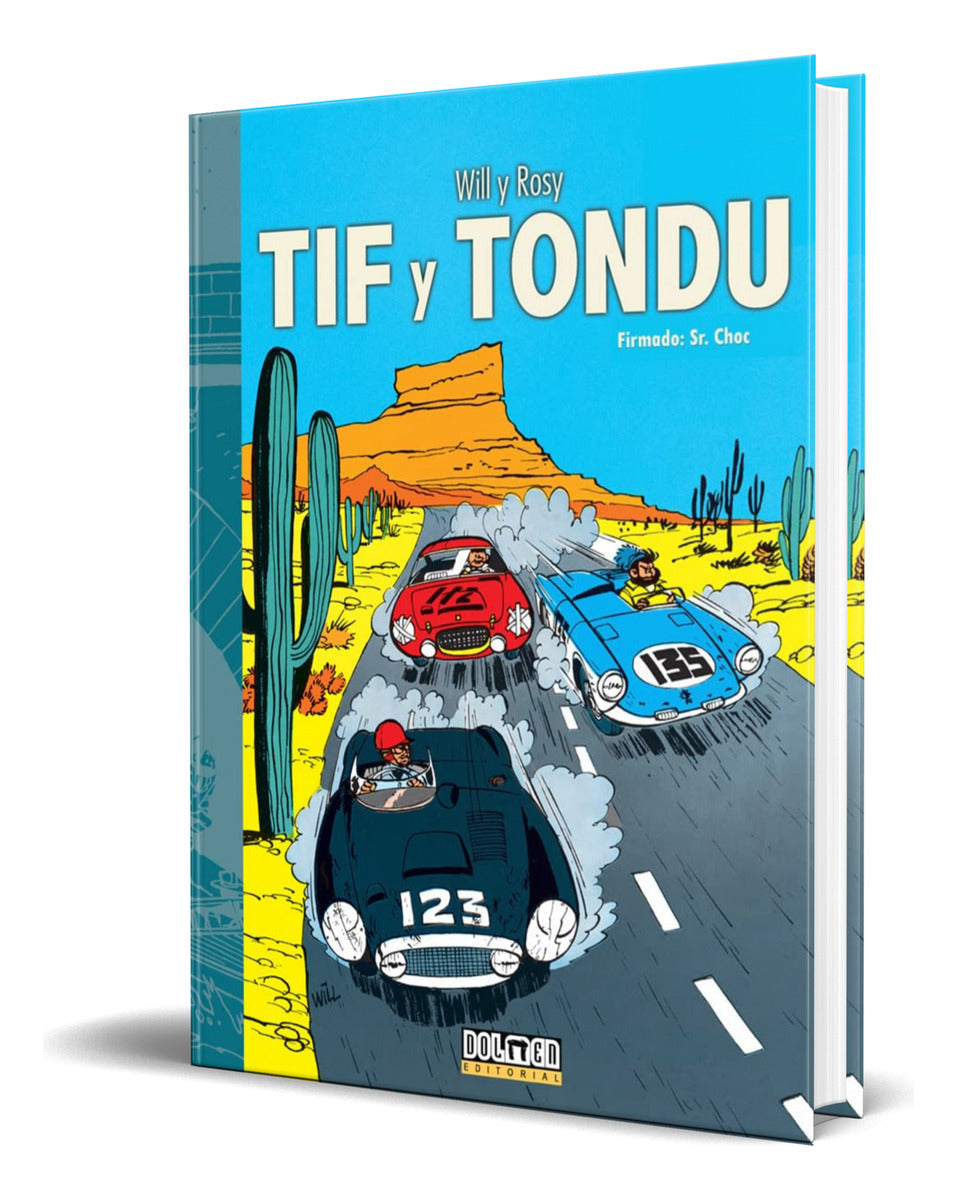 Portada de Libro Tif Y Tondu [ Firmado Sr. Choc ] Original