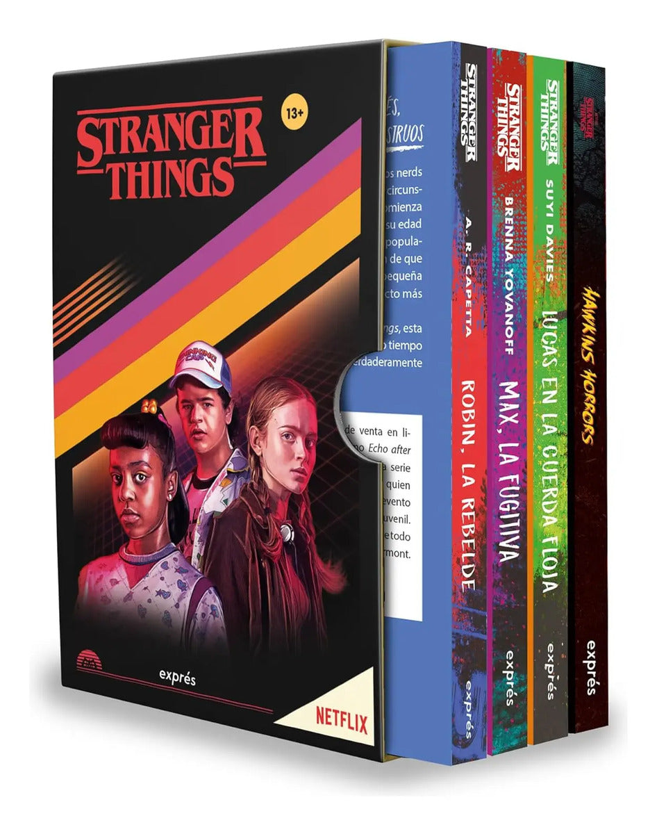 Portada de Stranger Things Box 4 Libros Colección Completa Español