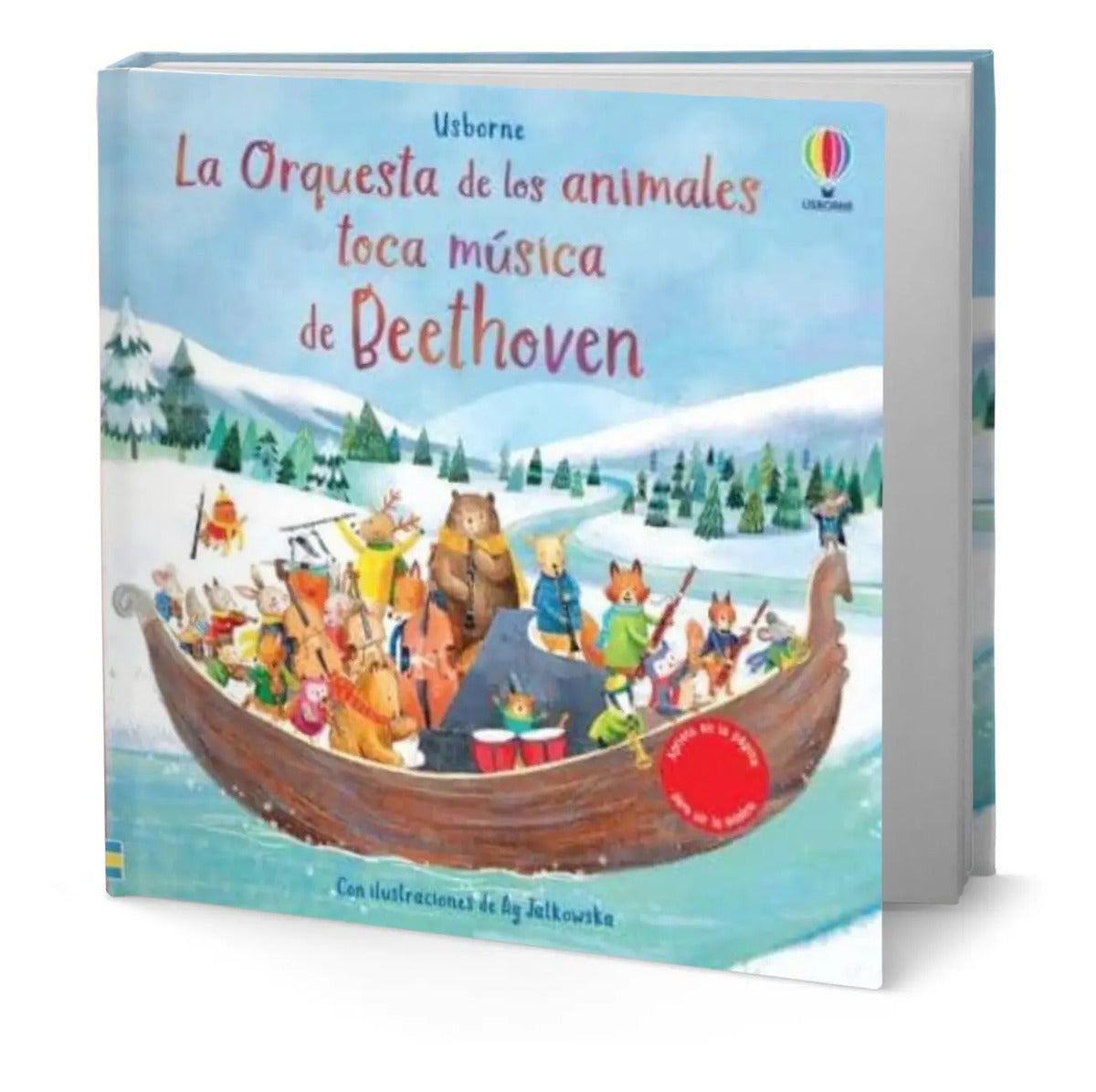 Portada de Libro La Orquesta De Los Animales Toca Musica De Beethoven