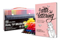 Portada de Kit Libro + 60 Plumones Para [ Lettering Y Caligrafia ]