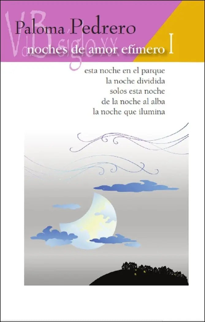 Portada de Noches De Amor Efimero 1, De Pedrero, Paloma., Vol. 1. Editorial Uvedebe, Tapa Blanda En Español