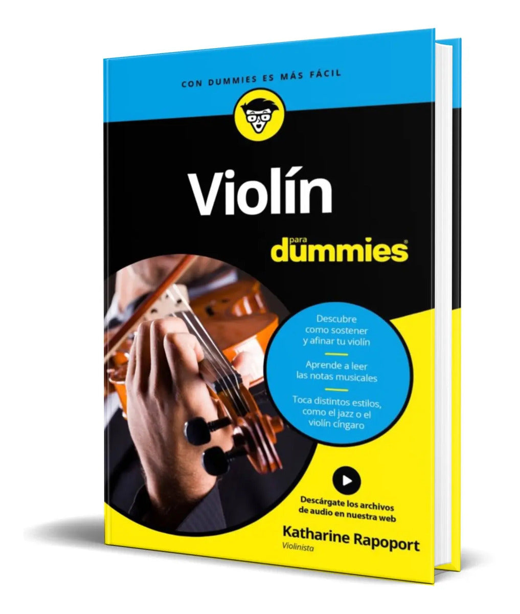Portada de Libro Violín Para Dummies [ Katharine Rapoport ] Original
