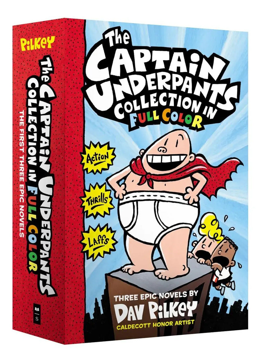 Portada de Pack The Captain Underpants Collection In Full Color
