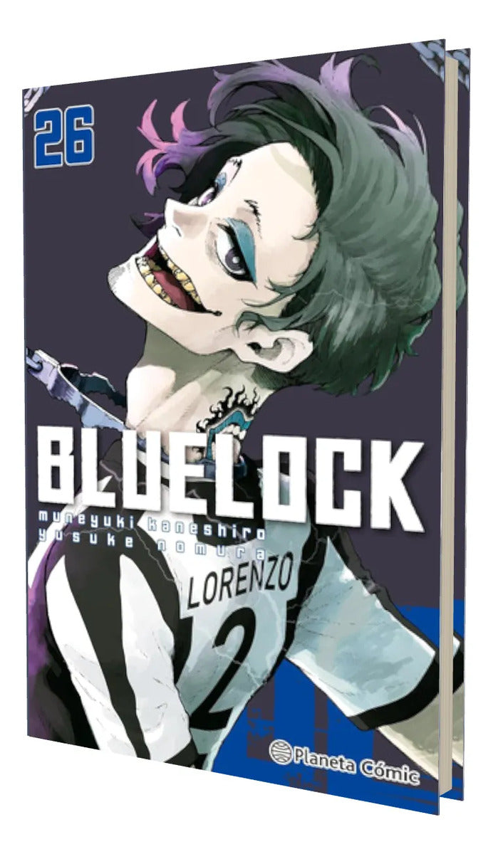 Portada de Blue Lock N° 26, De Maneyuki Kaneshiro Y, Vol. 26. Editorial Planeta (2025)