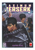 Portada de Maximum Berserk 21, De Kentaro Miura, Vol. 21. Editorial Panini Comics