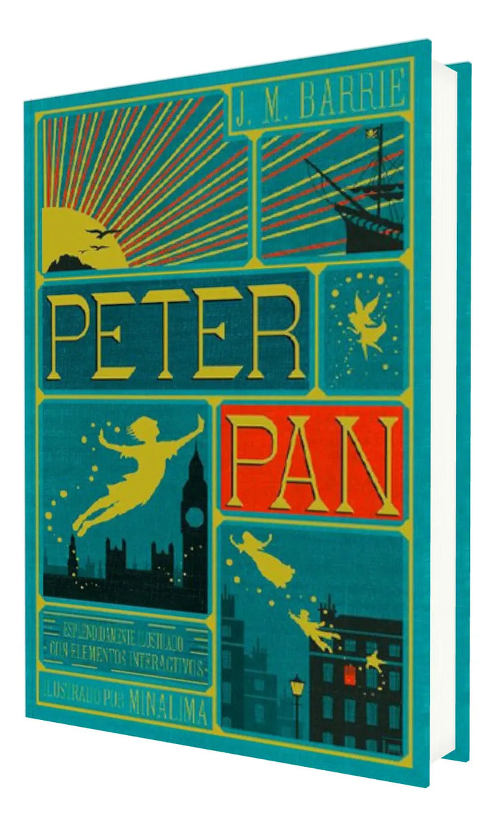 Portada de Peter Pan, De J M Barrie. Editorial Folioscopio, Tapa Dura En Español