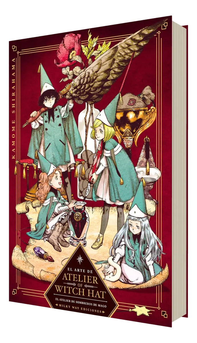 Portada de Libro Arte De Atelier Of Witch Hat [ Shirahama ] Original