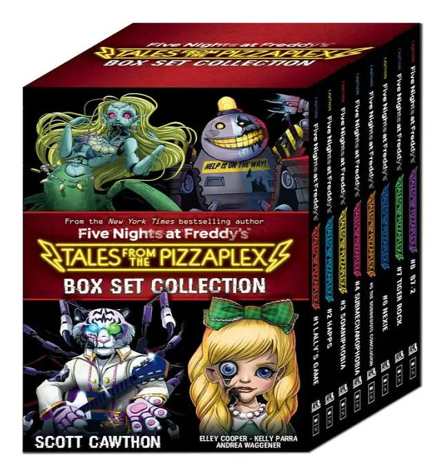 Portada de Estuche Fnaf Tales From The Pizzaplex [ 8 Vols Inglés ]