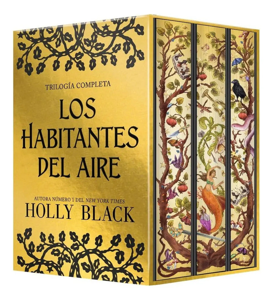 Portada de Estuche Especial Los Habitantes Del Aire, De Holly Black. Editorial Hidra, Tapa Dura (2025)