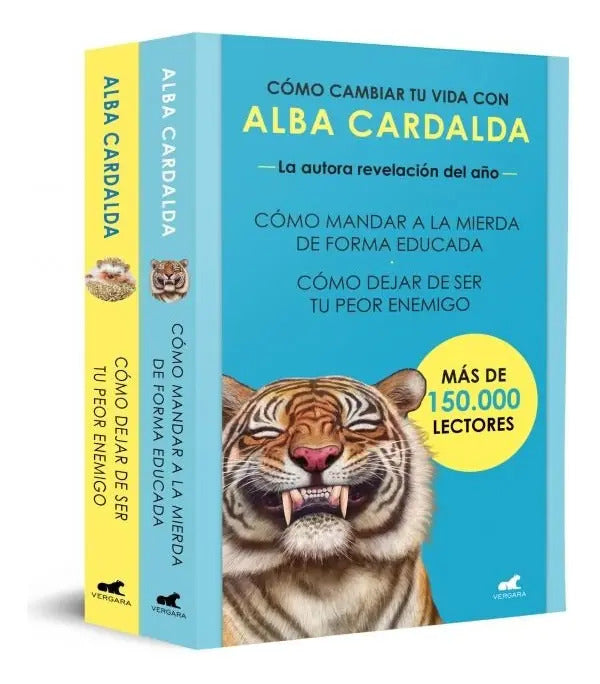 Portada de Pack Cómo Mandar A La Mierda [ 2 Vols ] Cardalda