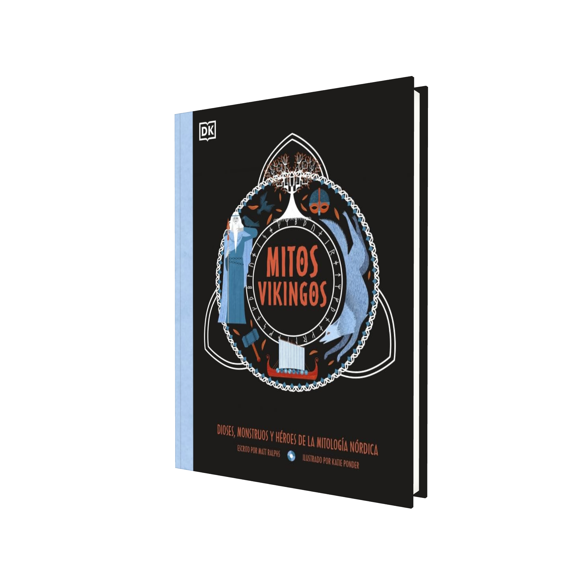 Portada de Libro Mitos Vikingos Dioses Monstruos Y Héroes [ Pasta Dura ] [ En Español ] Matt Ralphs