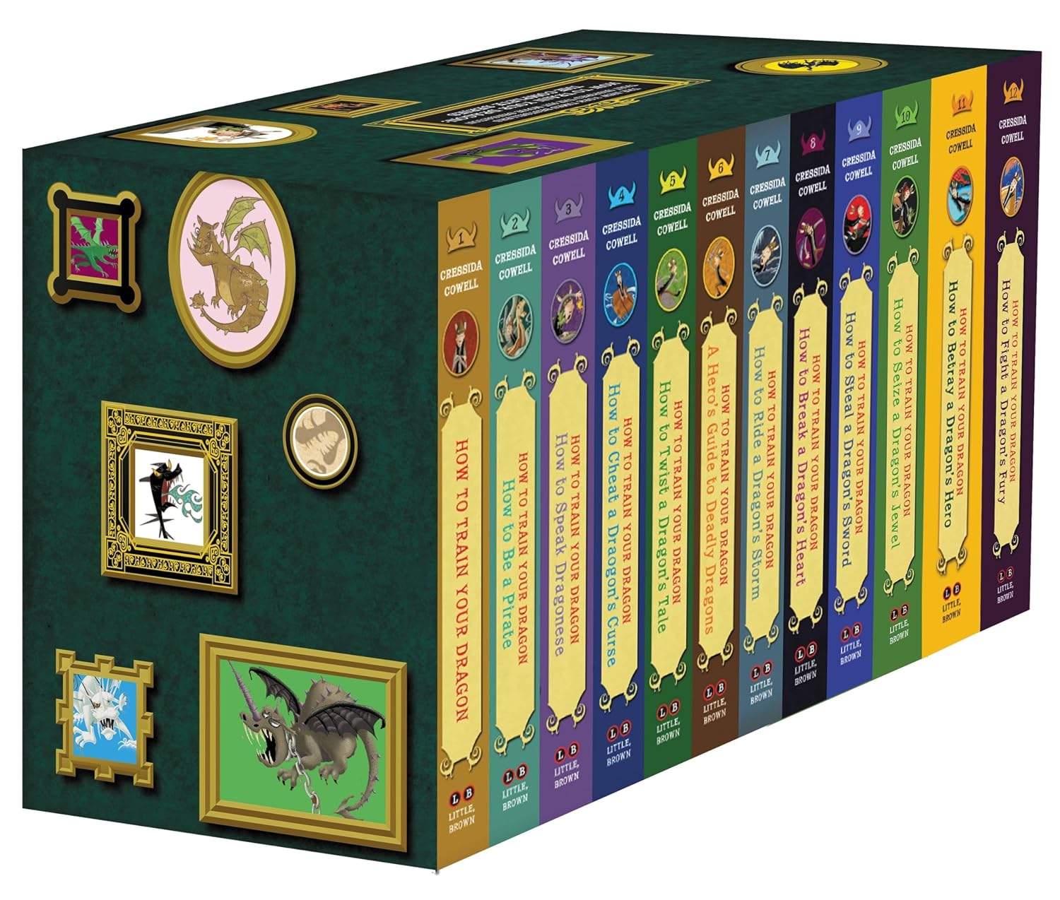 Portada de Estuche How To Train Your Dragon Complete Series [ 12 Vols En Inglés ] Cressida Cowell