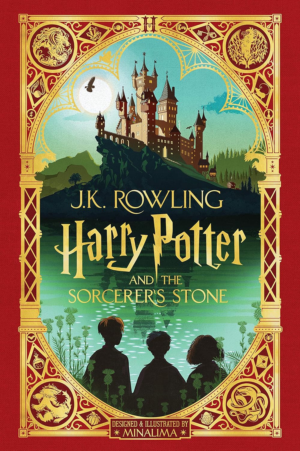 Portada de Libro Harry Potter Vol.1 Sorcerer's Stone [ Edición MinaLima ] [ Pasta Dura ] [ En Inglés ] J. K. Rowling