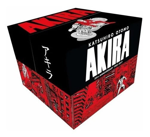 Portada de Estuche Akira 35 Aniversario [ Pasta Dura Inglés ] K. Otomo