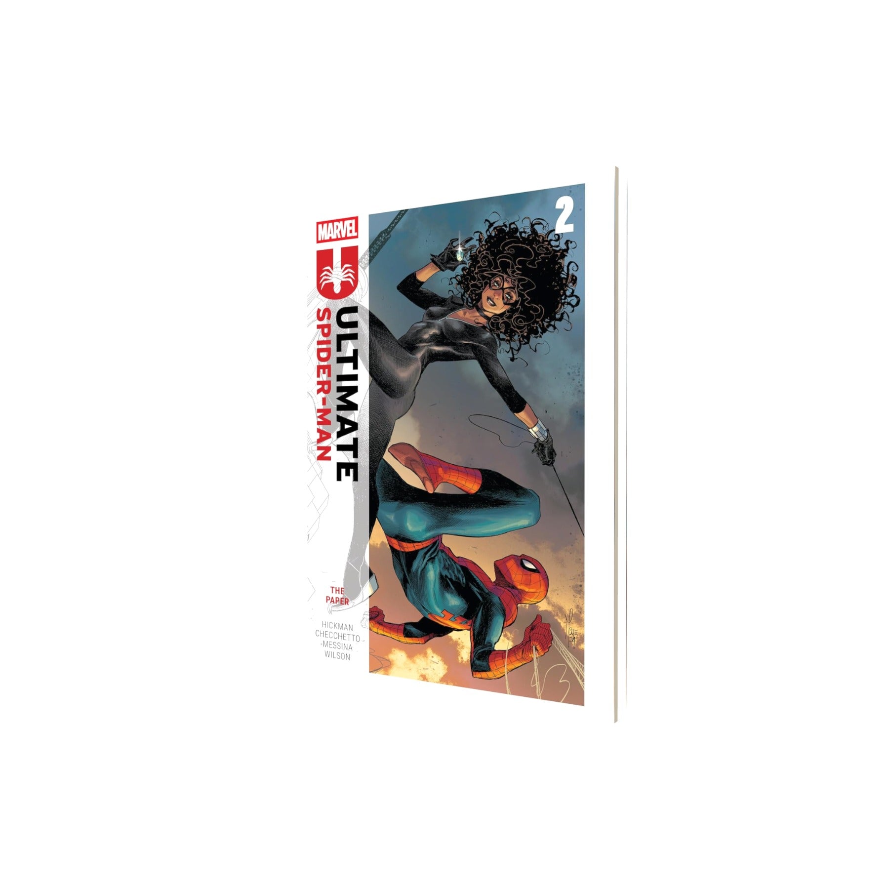 Portada de Cómic Ultimate Spider-Man Vol.2 The Paper Jonathan Hickman [ En Español ] Original