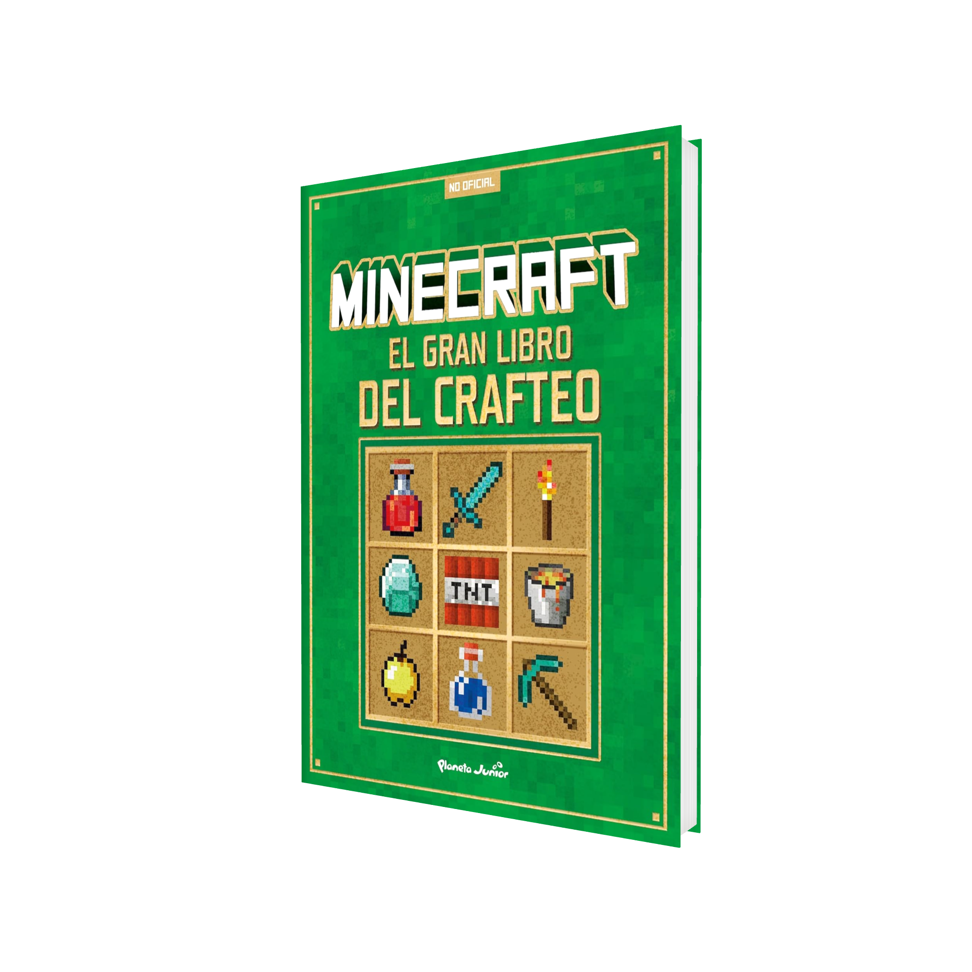 Portada de Libro Minecraft El Gran Libro Del Crafteo [ En Español ] Original