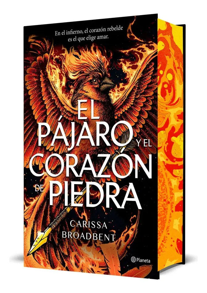 Portada de Libro El Pájaro Y El Corazón De Piedra [ Edición Deluxe Pasta Dura ] [ En Español ] Carissa Broadbent