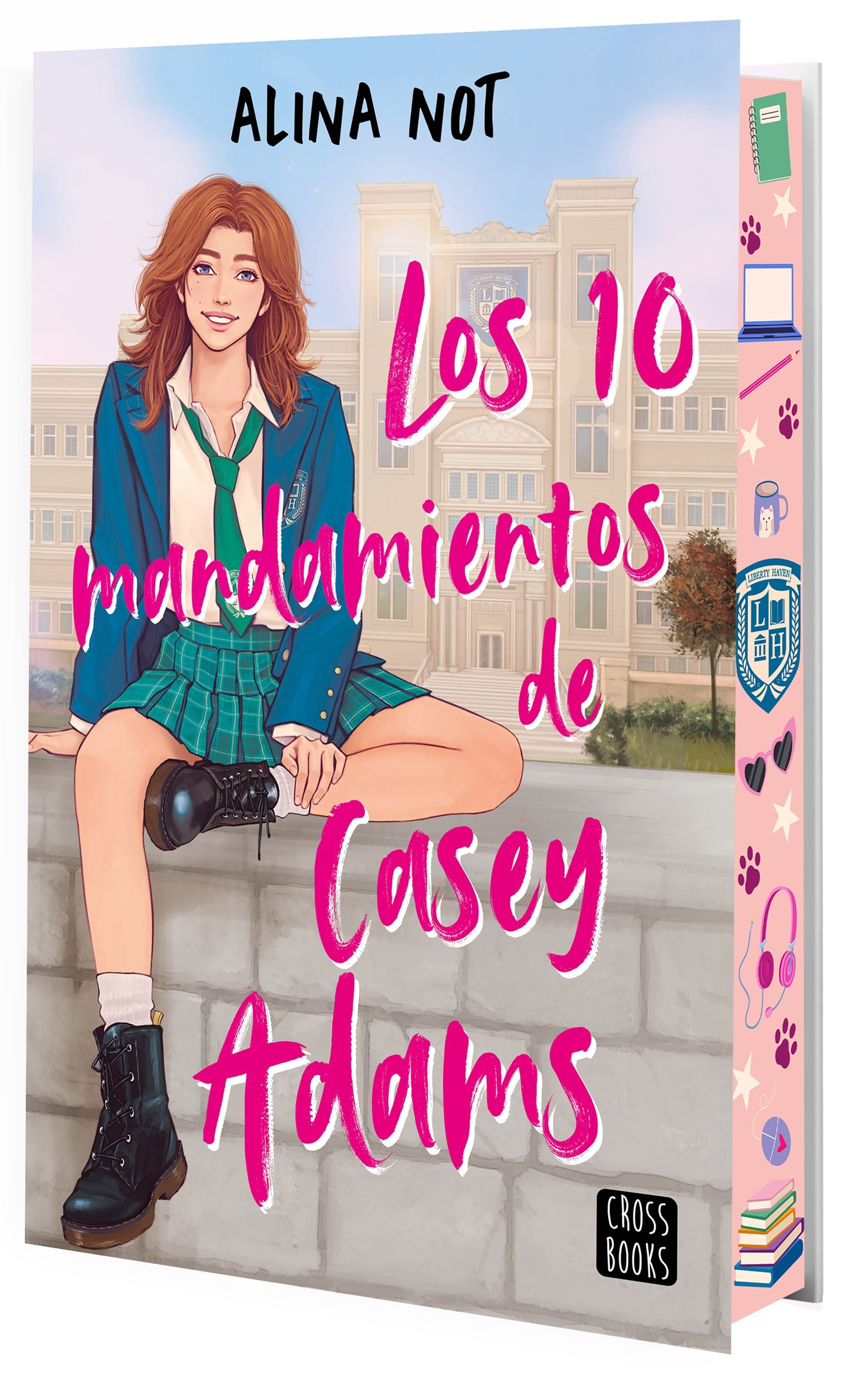 Portada de Libro Liberty Haven Vol.1 Los Diez Mandamientos De Casey Adams Alina Not [ En Español ] Original