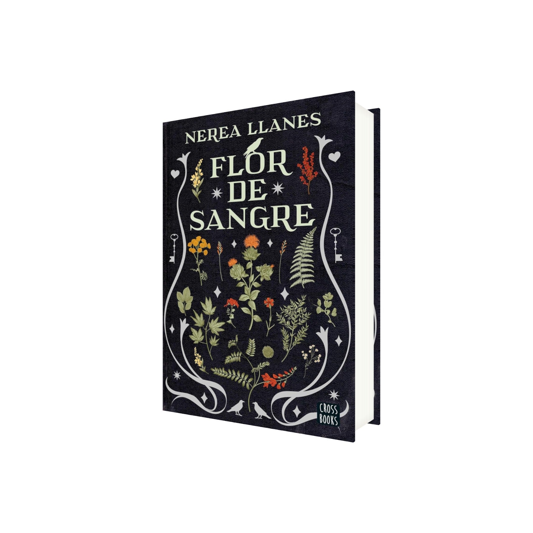 Portada de Libro Flores Malditas Vol.1: Flor de Sangre [ Pasta Dura ] de Nerea Llanes [ En Español ] Original