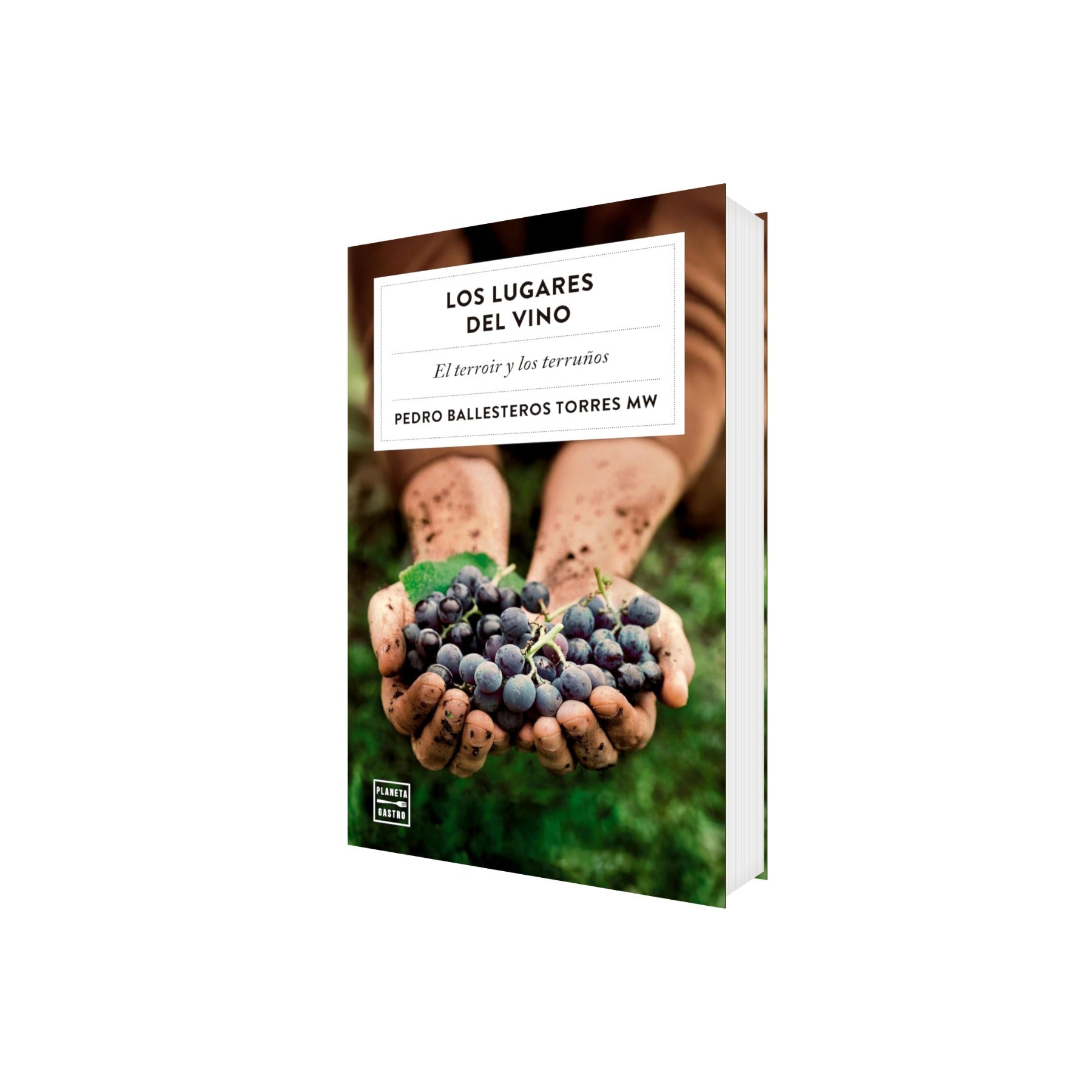 Portada de Libro Los lugares del vino de Pedro Ballesteros Torres [ En Español ] Original