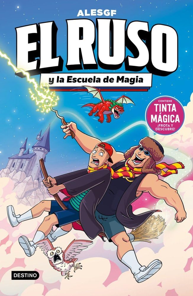 Portada de Libro El Ruso Y La Escuela De Magia Vol.4 [ El Ruso ] [ Pasta Dura ] [ En Español ] AlesGF