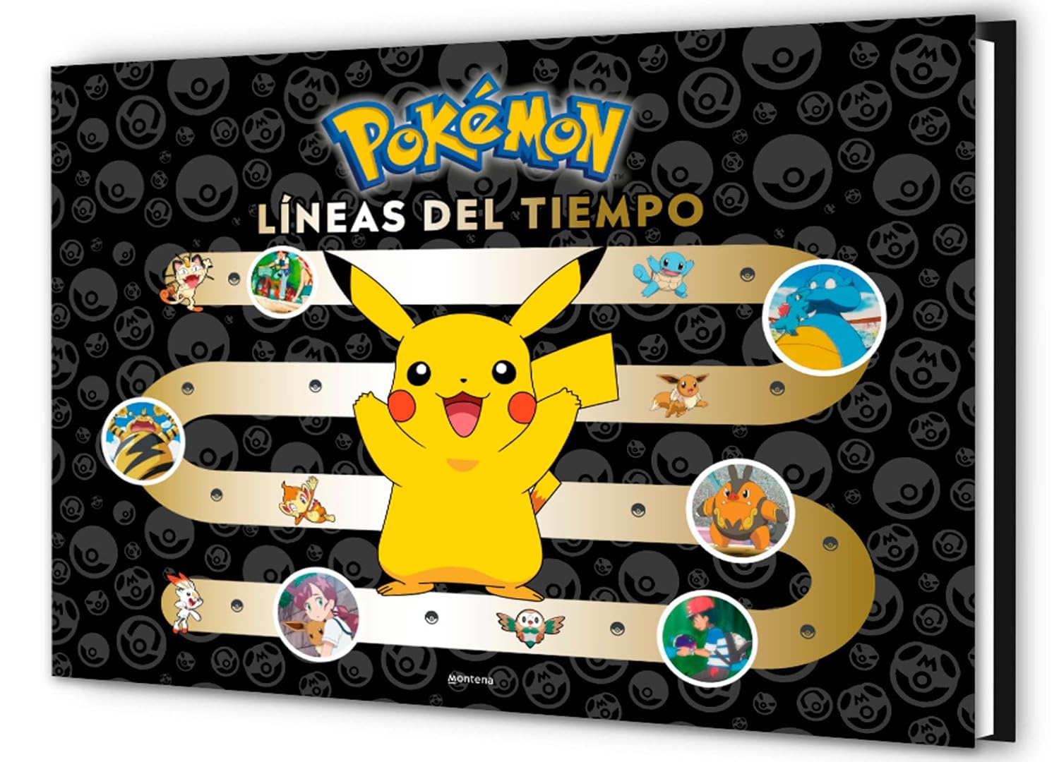 Portada de Libro Pokemon Lineas Del Tiempo Original