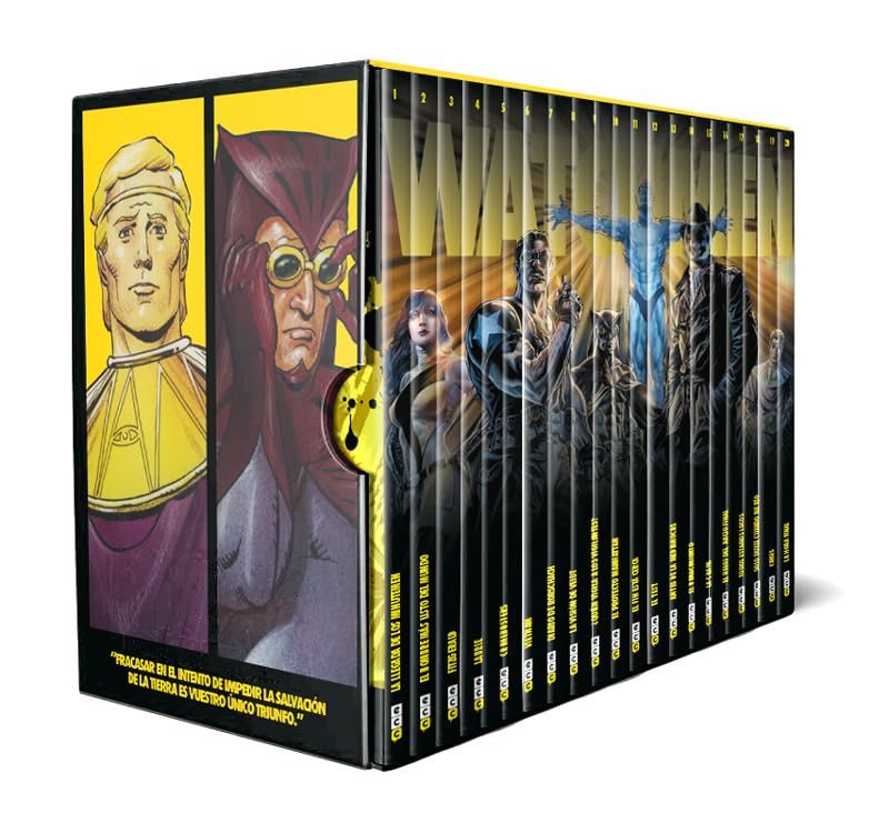 Portada de Estuche Watchmen Coleccionable [ 20 Vols Pasta Dura ] [ En Español ] Alan Moore, Dave Gibbons