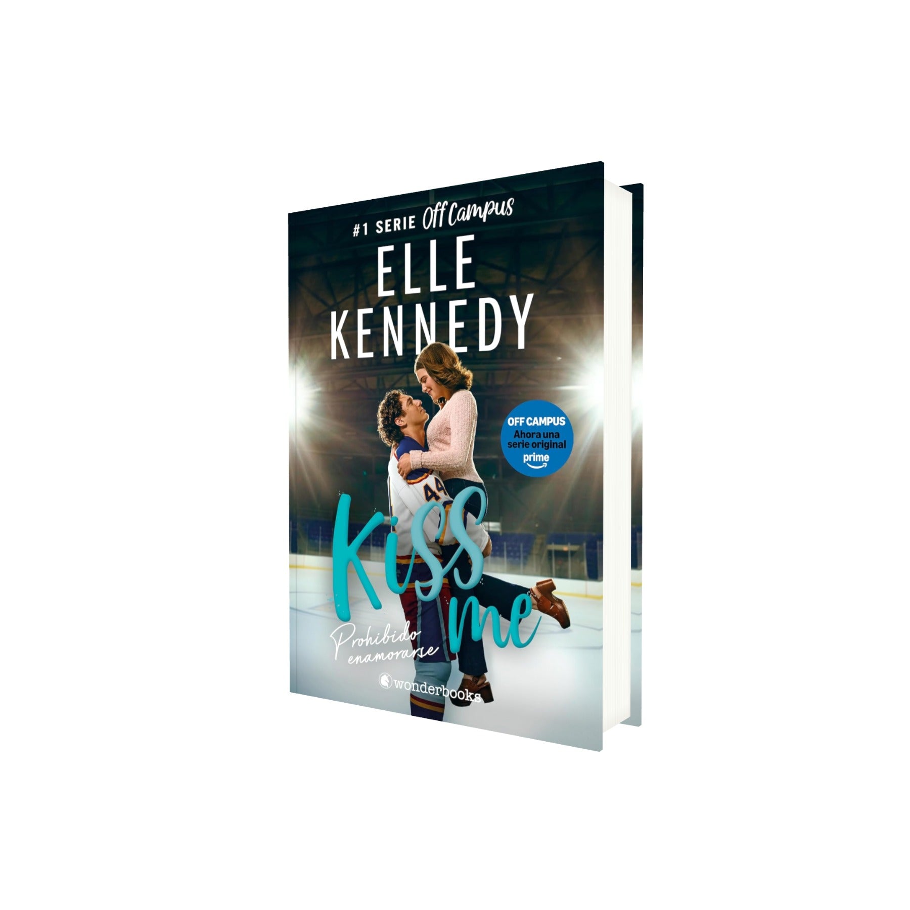 Portada de Libro Prohibido Enamorarse Vol.1 [ Kiss Me ] [ Edición Especial Pasta Dura ] [ En Español ] Elle Kennedy