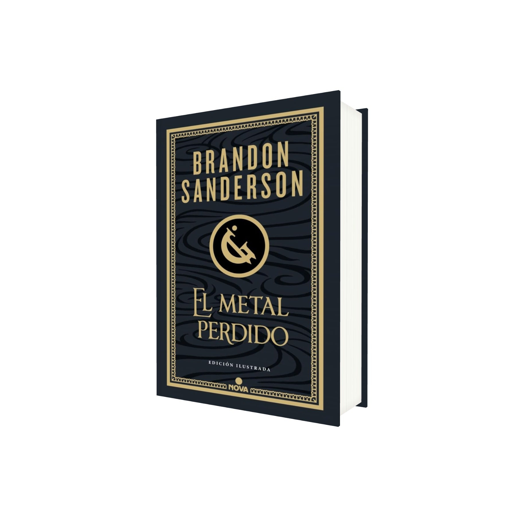 Portada de Libro El Metal Perdido Edición Ilustrada [ Pasta Dura ] [ En Español ] Brandon Sanderson