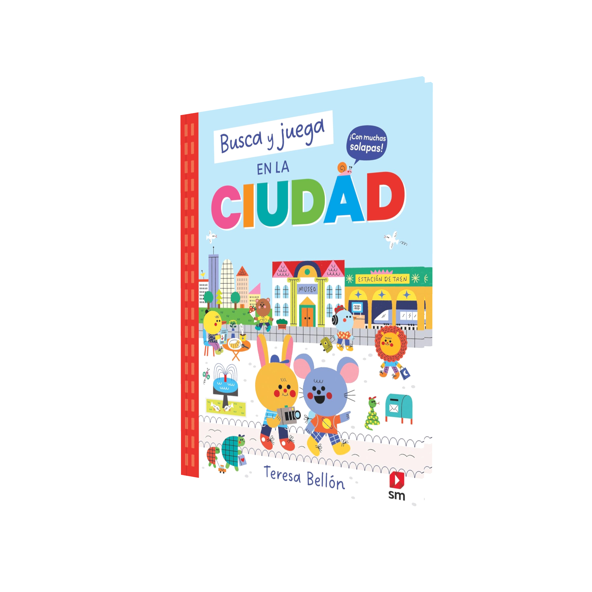 Portada de Libro Busca Y Juega En La Ciudad [ Pasta Dura ] [ En Español ] Teresa Bellón