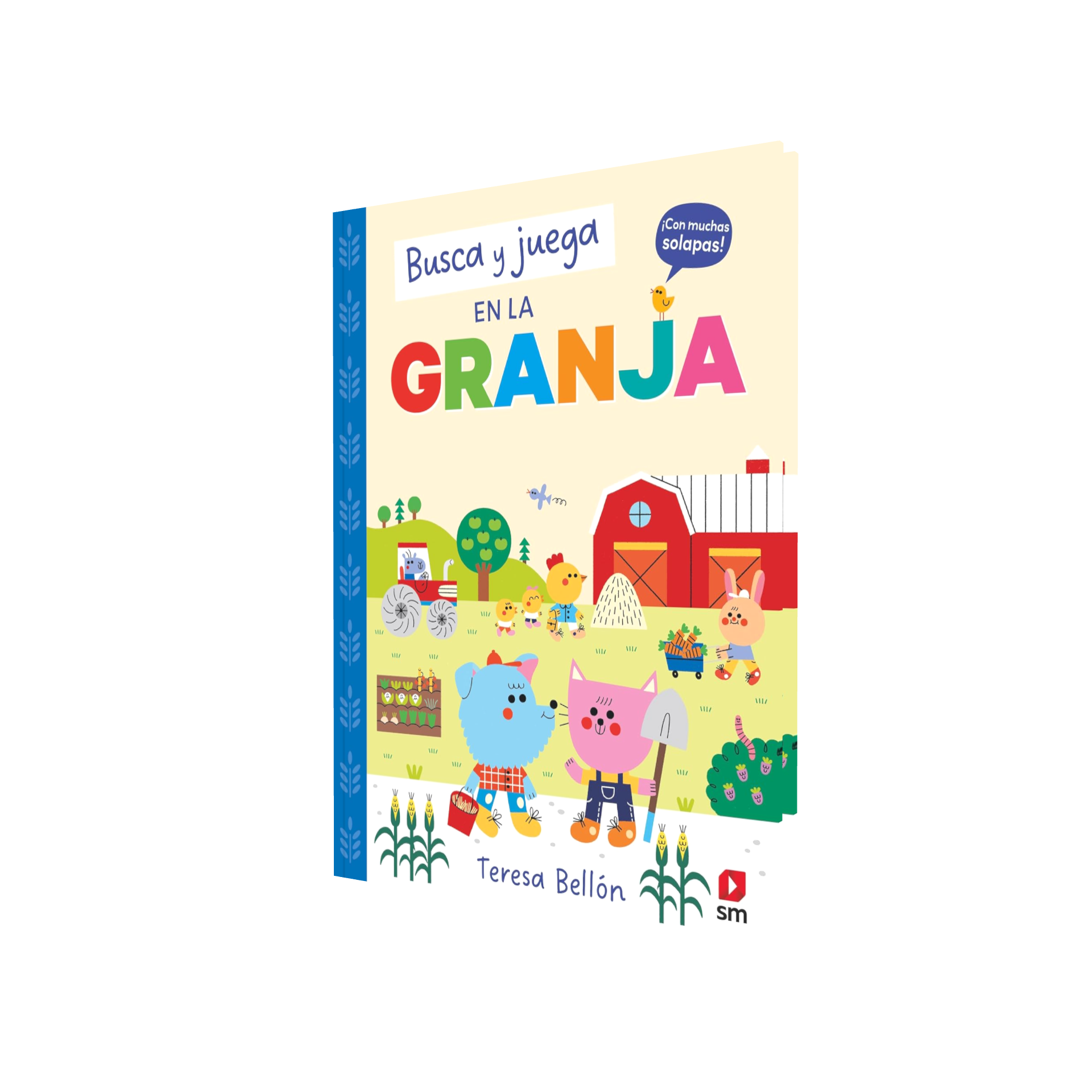 Portada de Libro Busca Y Juega En La Granja [ Pasta Dura ] [ En Español ] Teresa Bellón