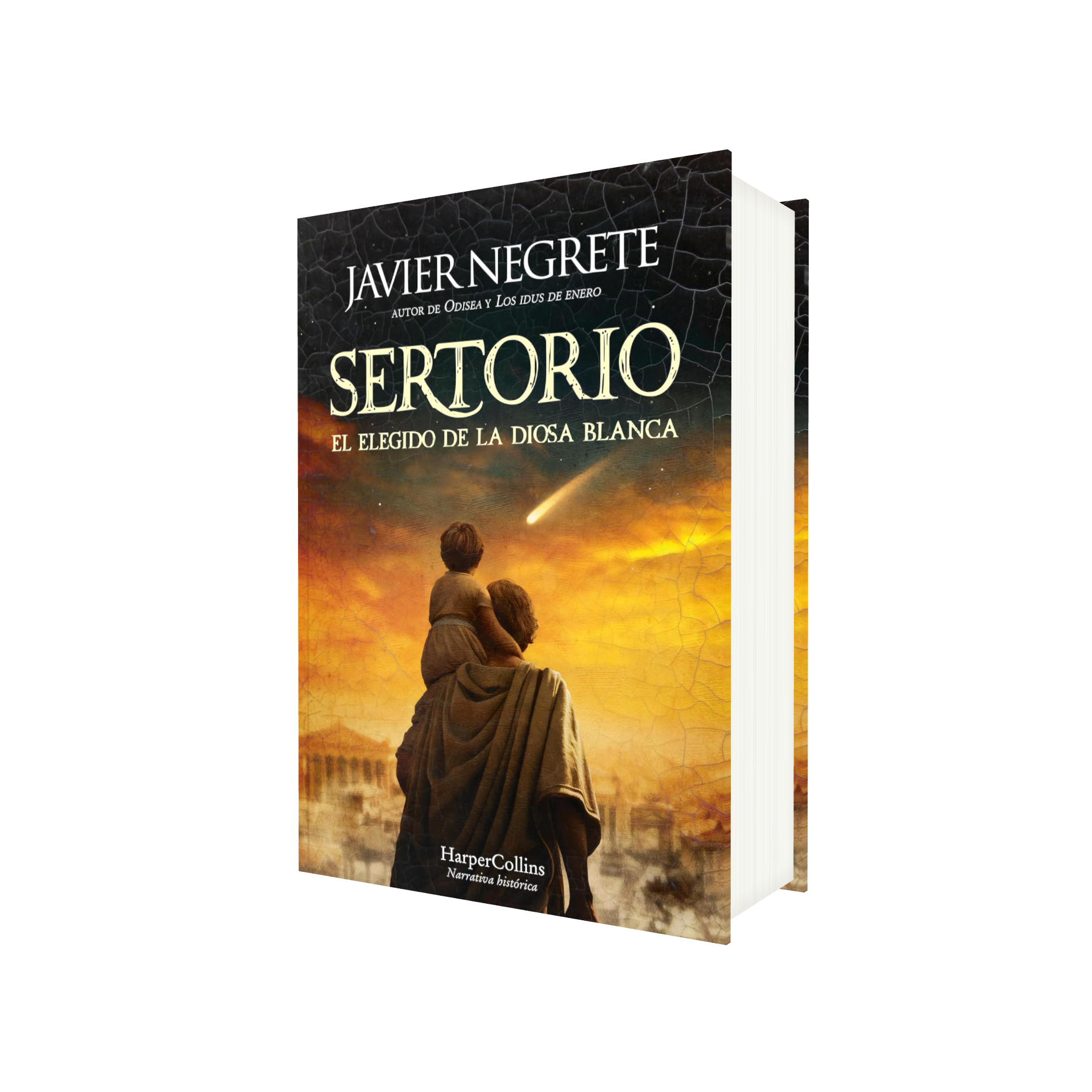 Portada de Libro Sertorio El Elegido De La Diosa Blanca [ Pasta Dura ] [ En Español ] Javier Negrete