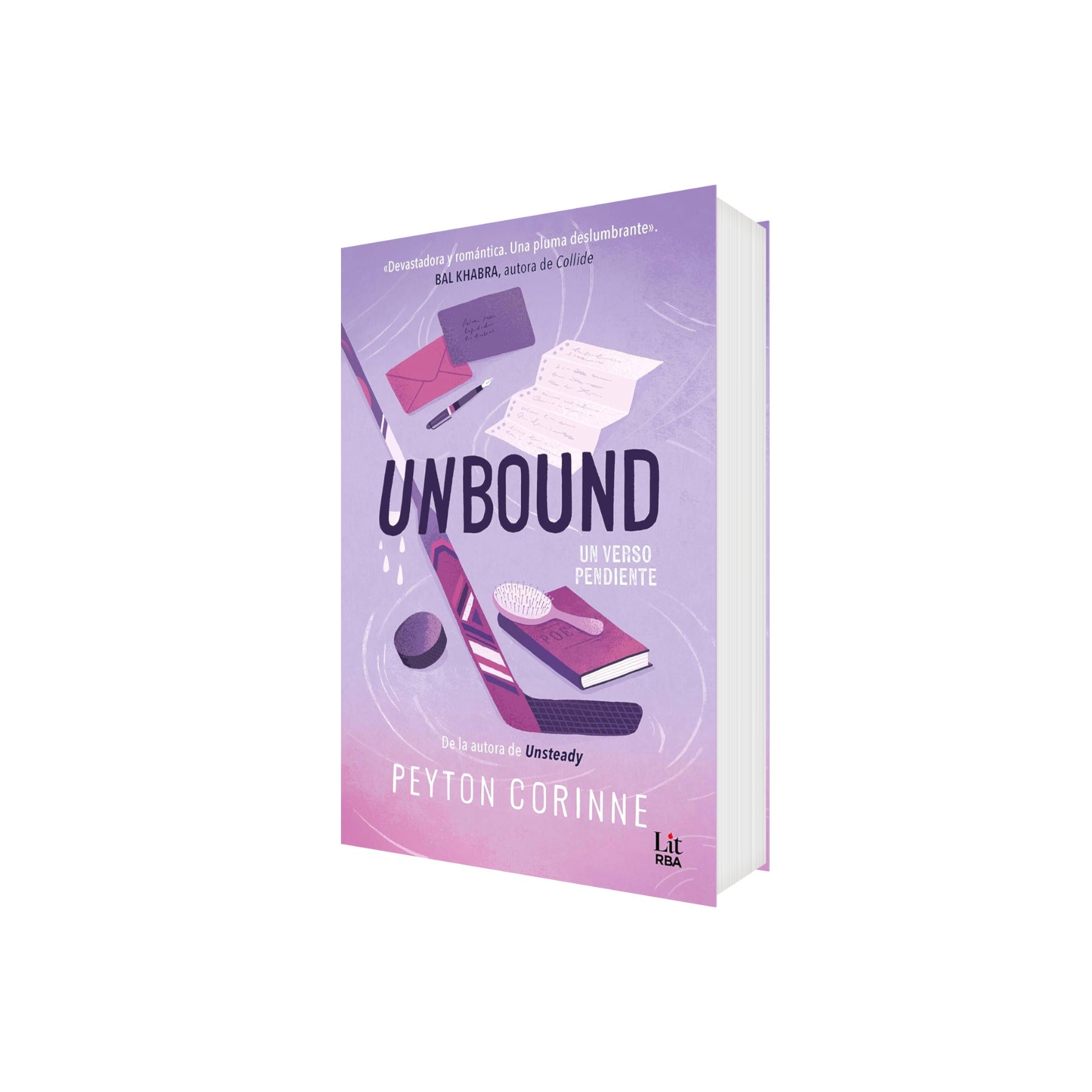 Portada de Libro Unbound. Un verso pendiente de Peyton Corinne [ En Español ] Original