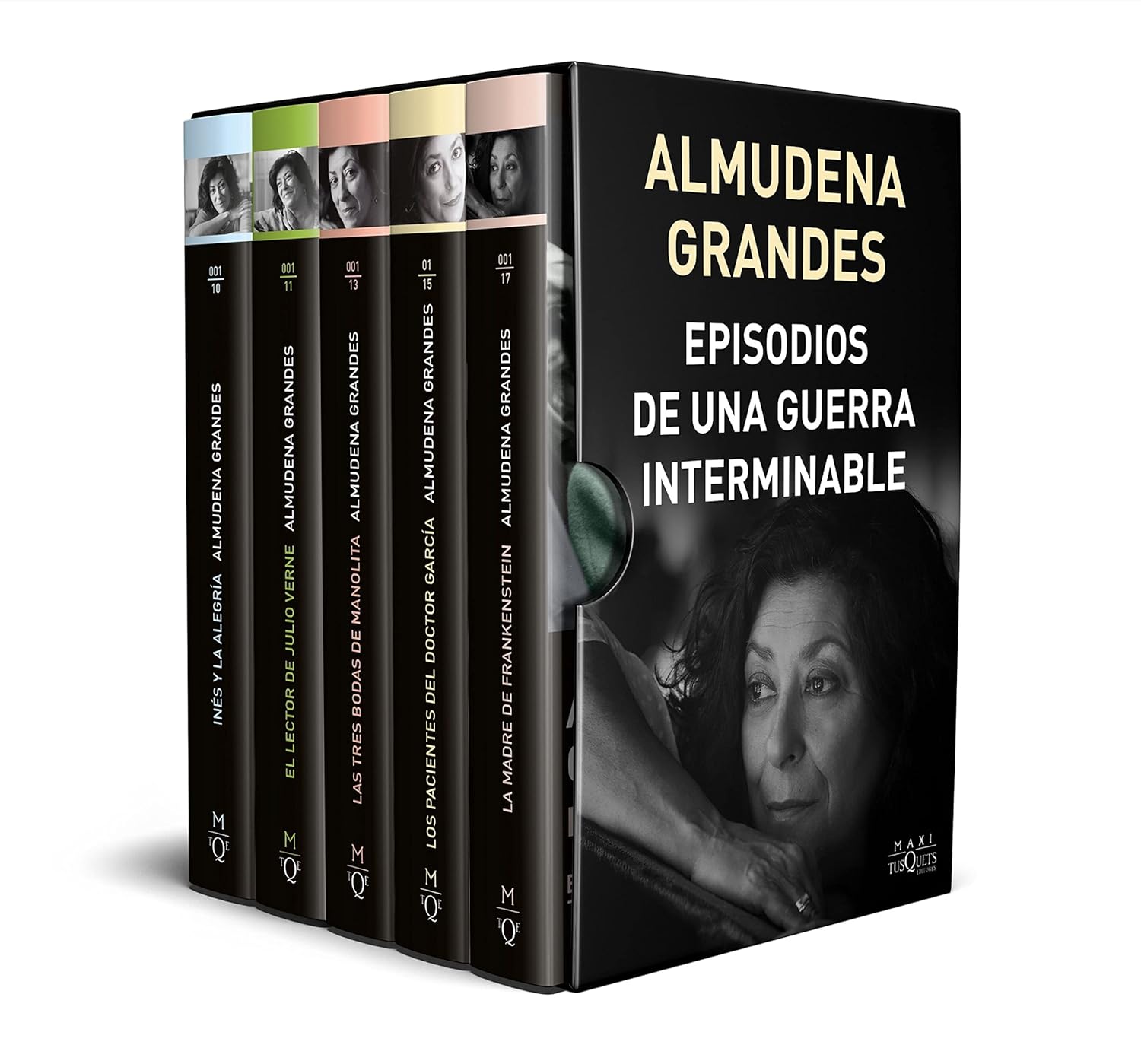 Portada de Estuche Episodios De Una Guerra Interminable [ 5 Vols ] [ En Español ] Almudena Grandes