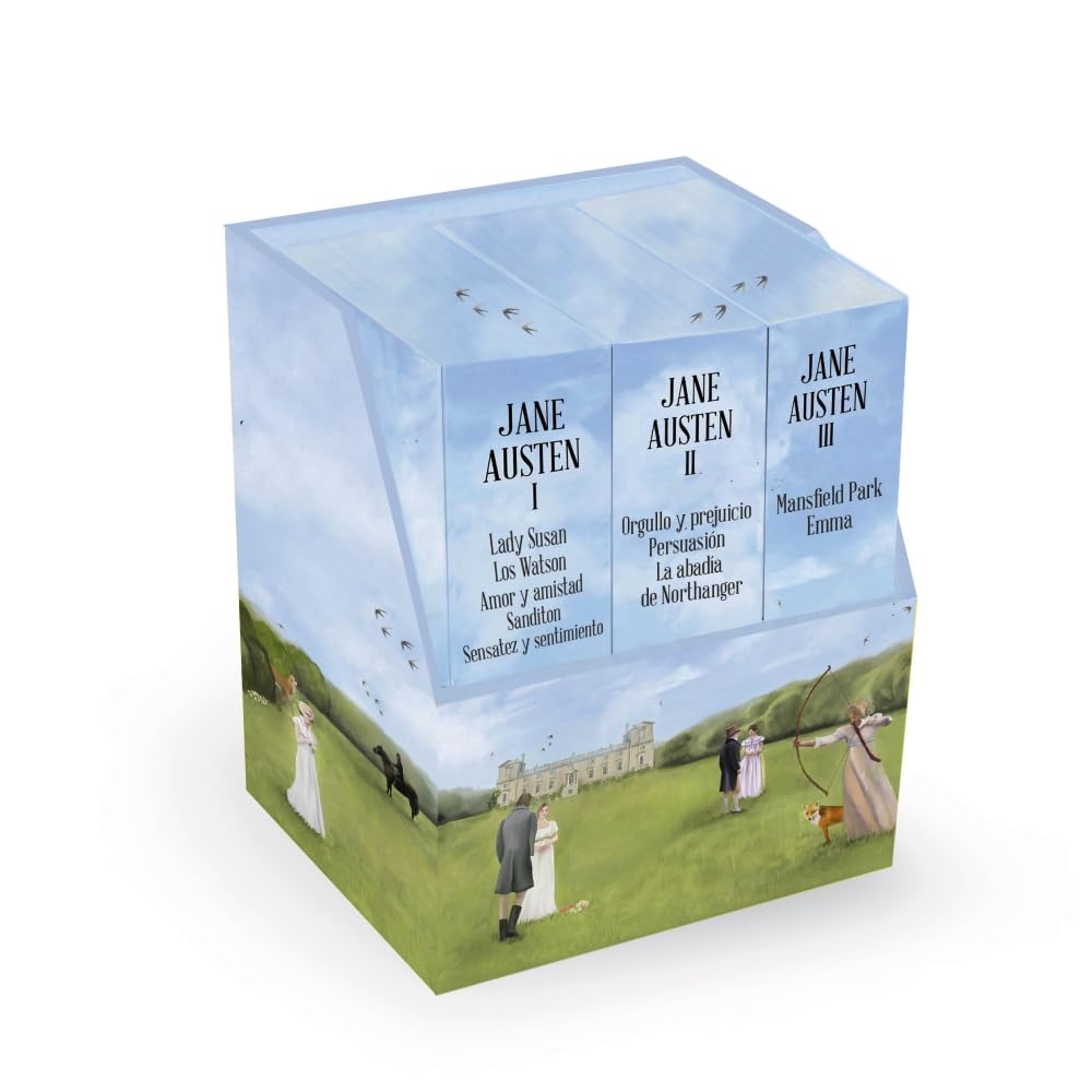 Portada de Estuche Jane Austen Obras Completas 250 Aniversario [ 3 Vols ] [ En Español ]