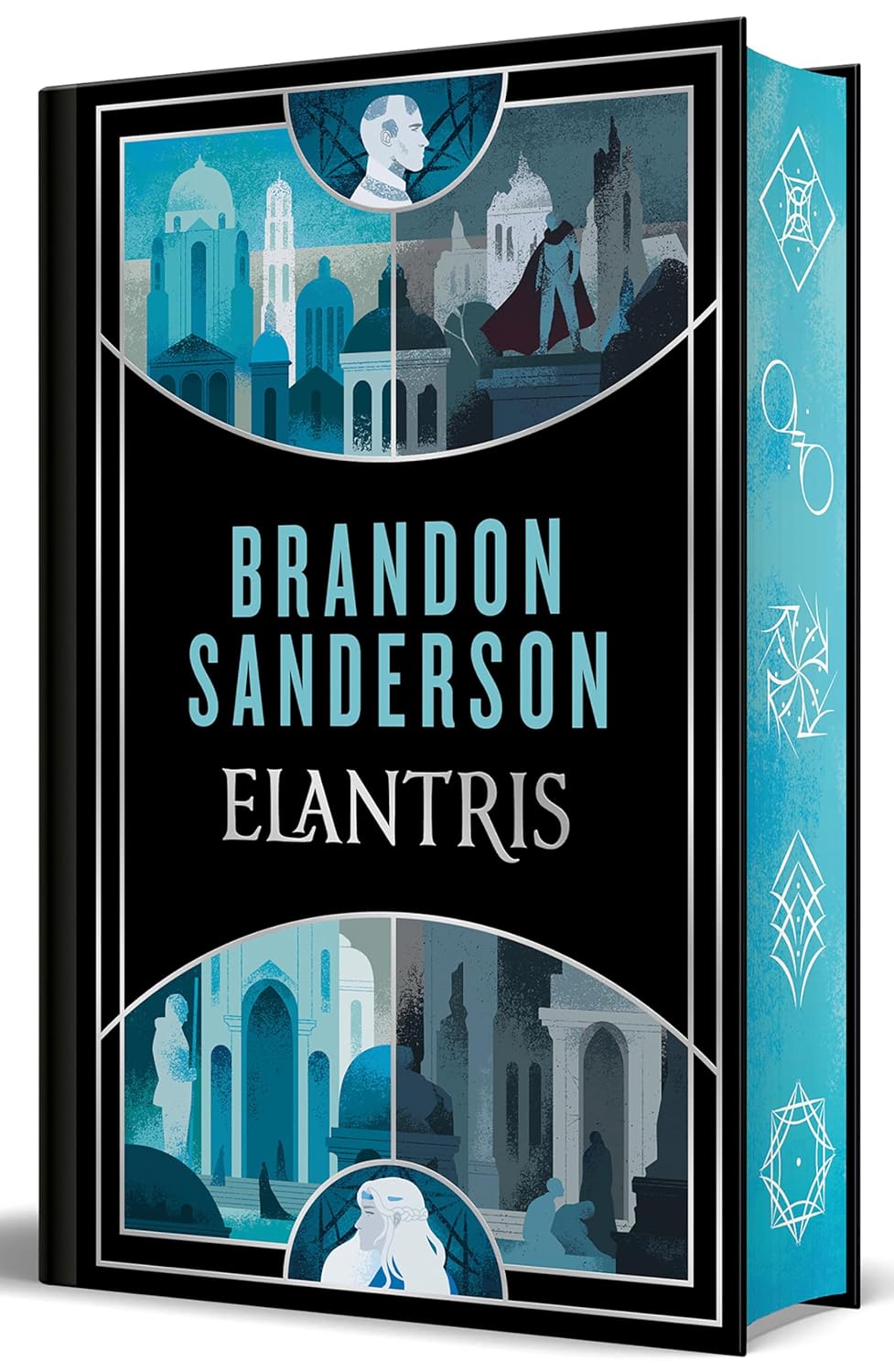 Portada de Libro Elantris [ Edición Especial Limitada ] [ Pasta Dura ] [ En Español ] Brandon Sanderson