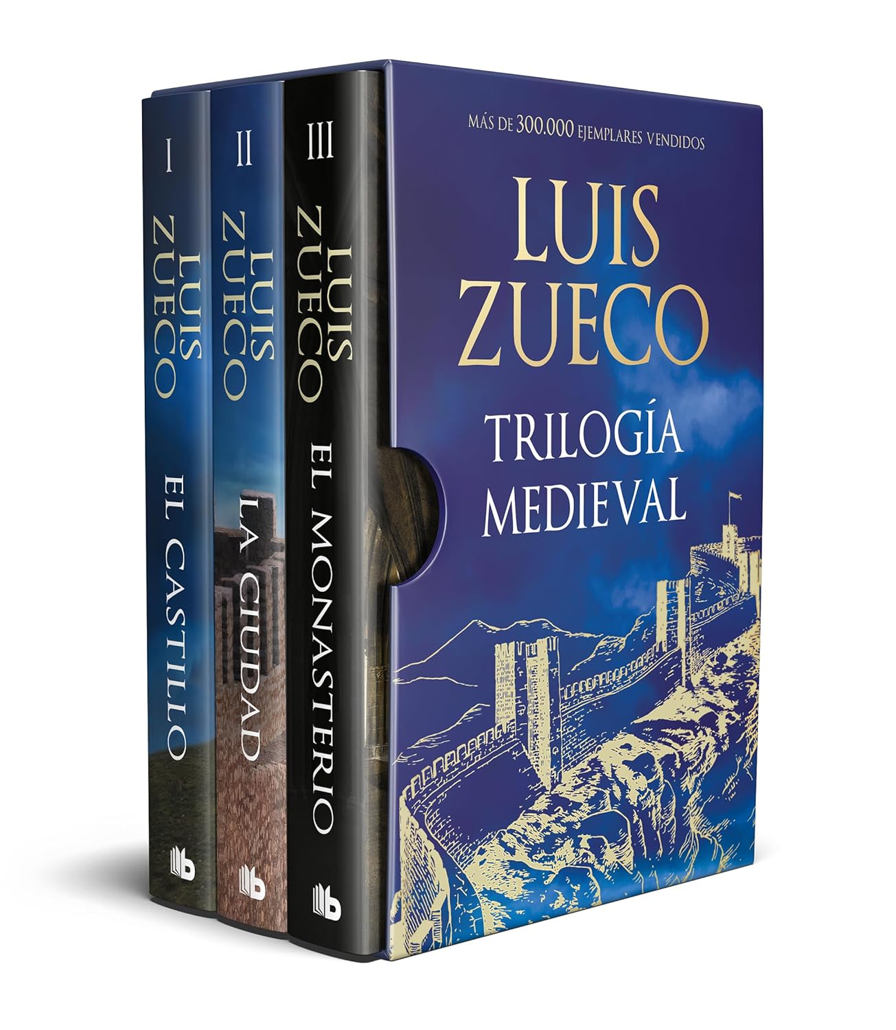 Portada de Estuche Trilogía Medieval [ 3 Vols ] [ En Español ] Luis Zueco