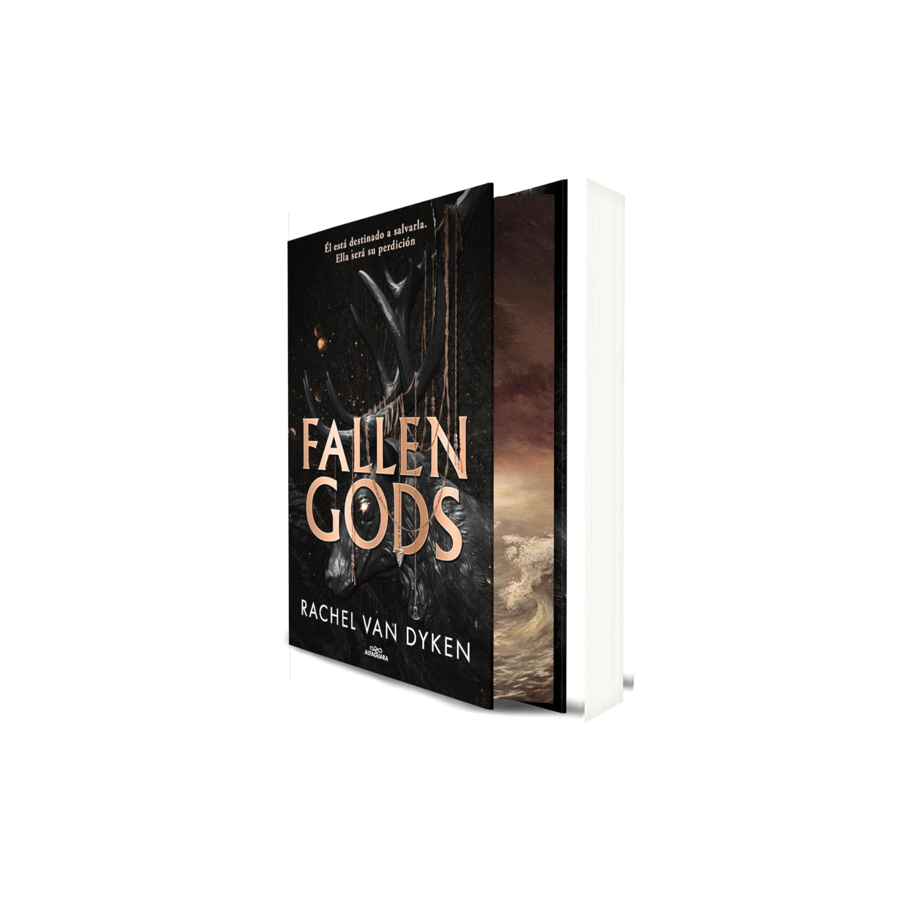 Portada de Libro Fallen Gods Vol.1 [ Hilos Del Destino ] [ Edición Especial Pasta Dura ] [ En Español ] Rachel Van Dyken