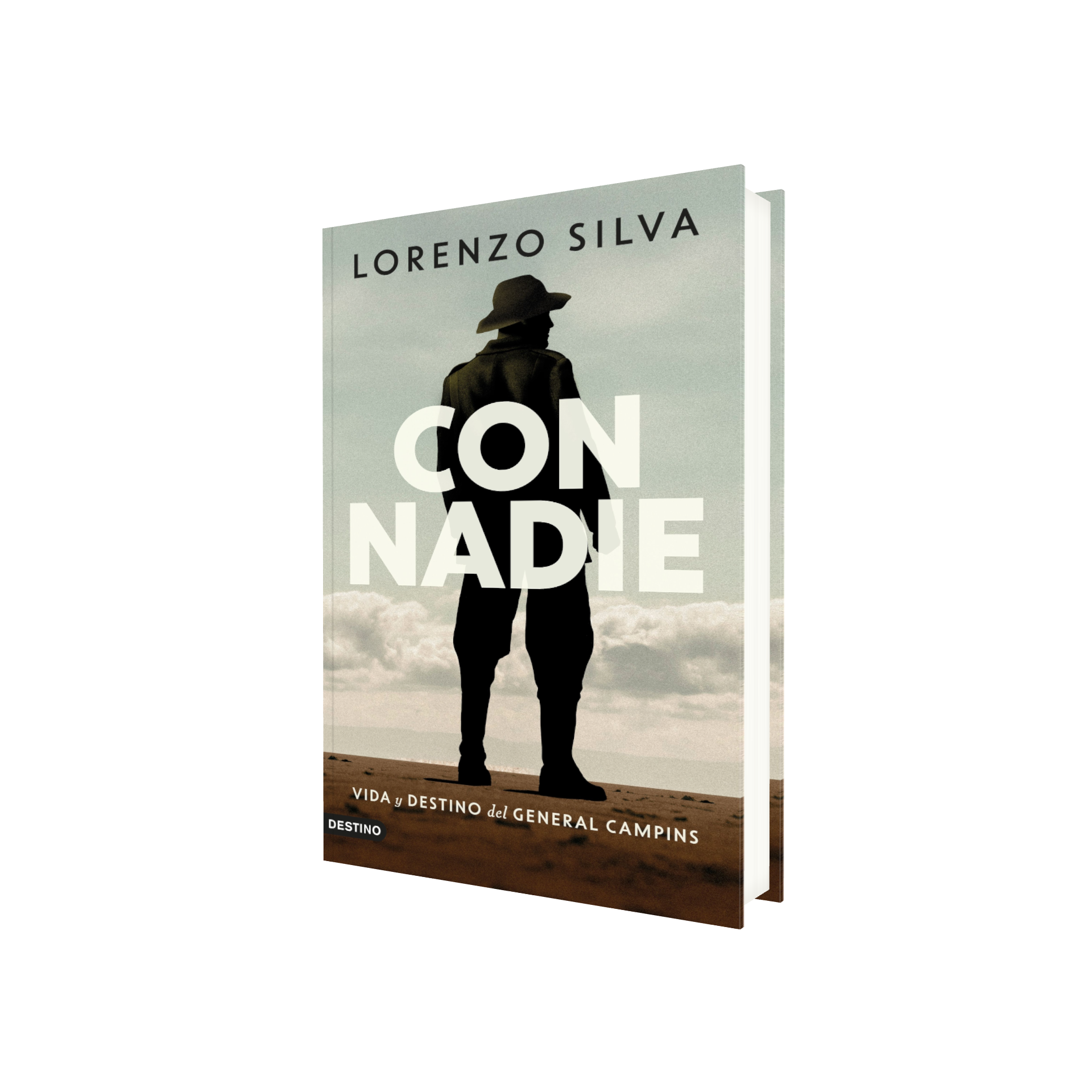 Portada de Libro Con Nadie [ Pasta Dura ] [ En Español ] Lorenzo Silva