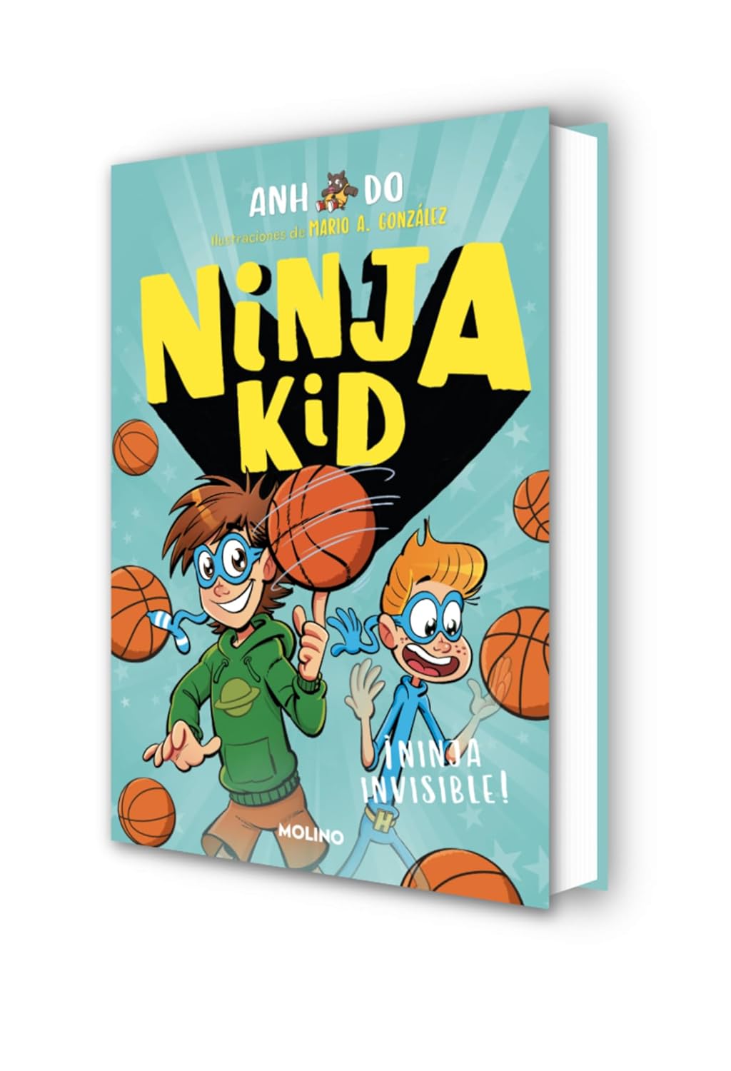 Portada de Libro Ninja Kid Vol.17 El Ninja Invisible [ Pasta Dura ] [ En Español ] Anh Do
