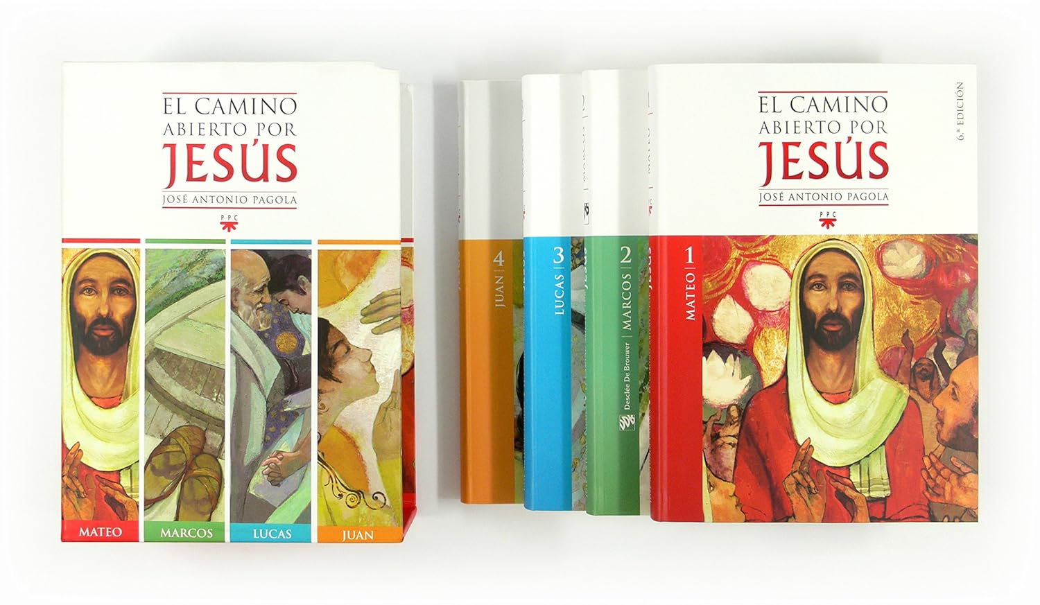 Portada de Estuche El Camino Abierto Por Jesús [ 4 Vols Pasta Dura ] [ En Español ] José Antonio Pagola