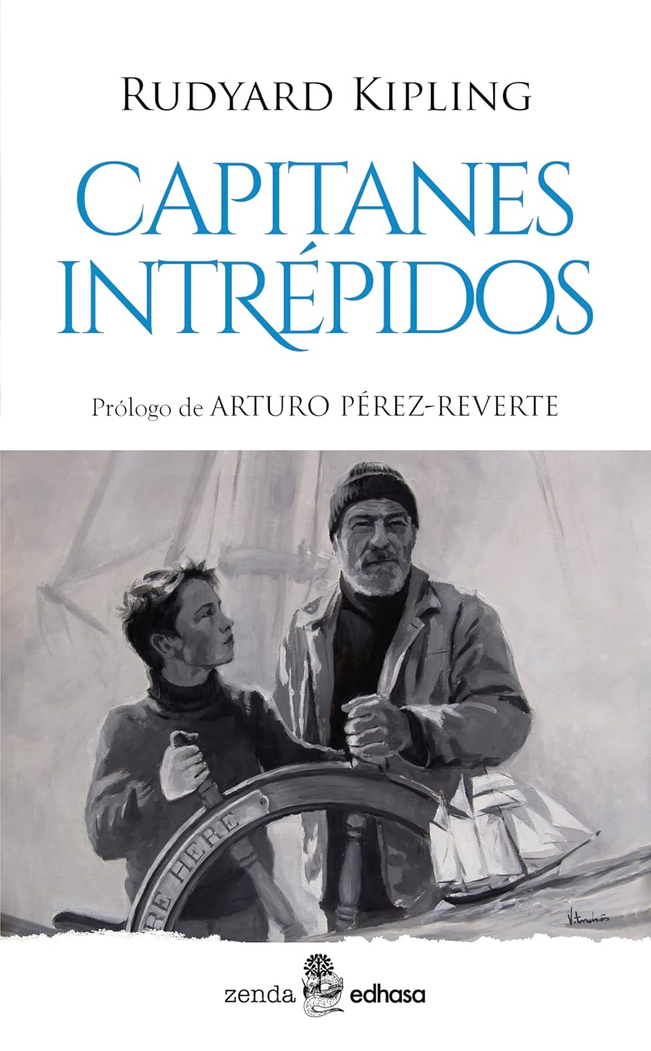 Portada de Libro Capitanes Intrépidos Rudyard Kipling [ En Español ] Original