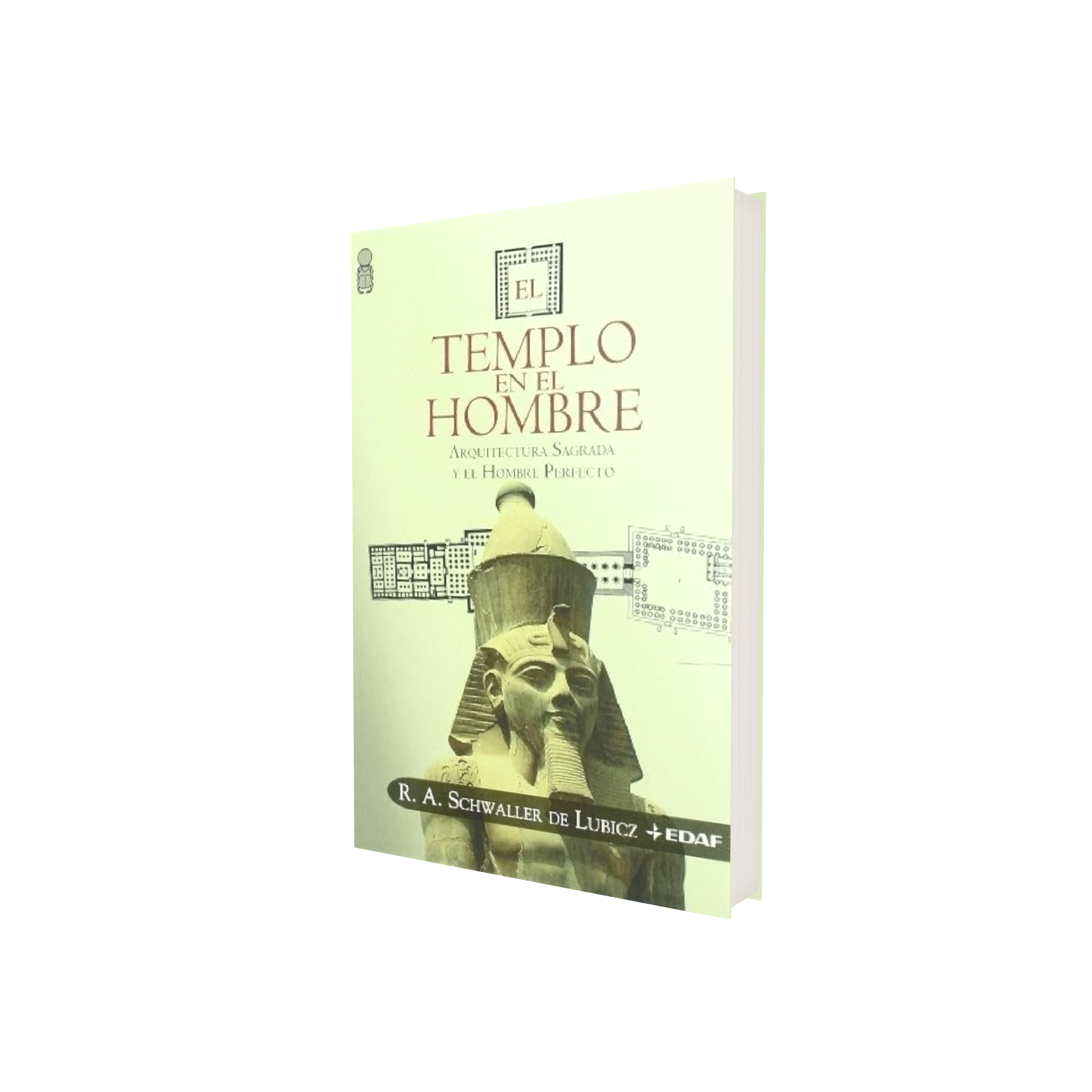 Portada de Libro Templo en el Hombre [ Schwaller de Lubicz ] Original