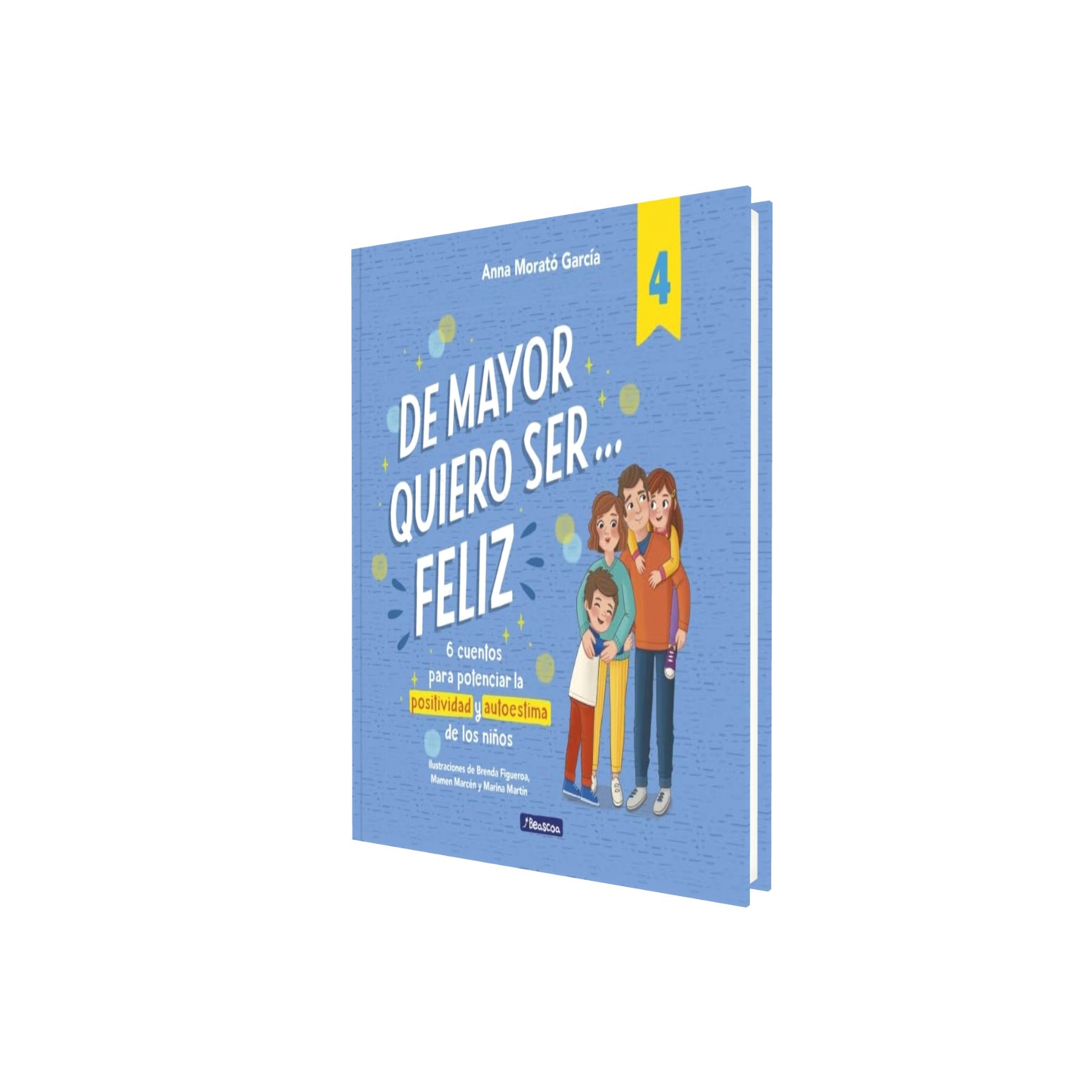 Portada de Libro De Mayor Quiero Ser Feliz Vol.4 [ Pasta Dura ] [ En Español ] Anna Morató