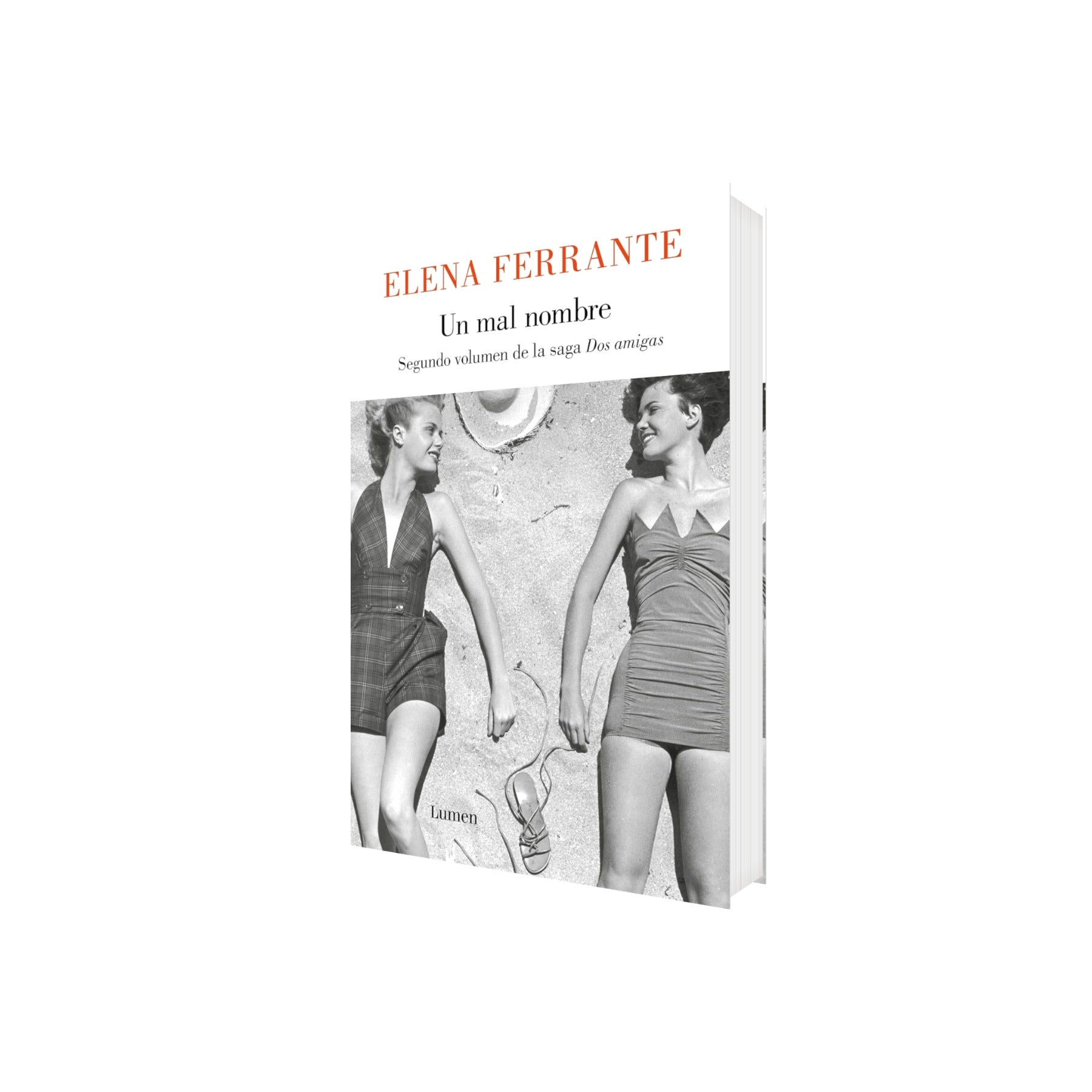 Portada de Libro Un mal nombre Dos amigas Vol.2 de Elena Ferrante [ En Español ] Original