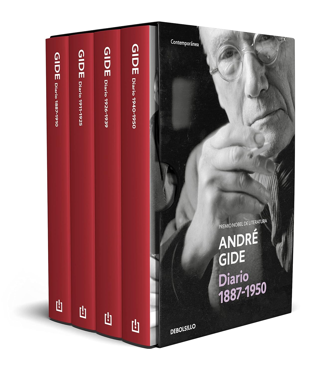 Portada de Estuche Diario 1887-1950 [ 4 Vols ] [ En Español ] André Gide