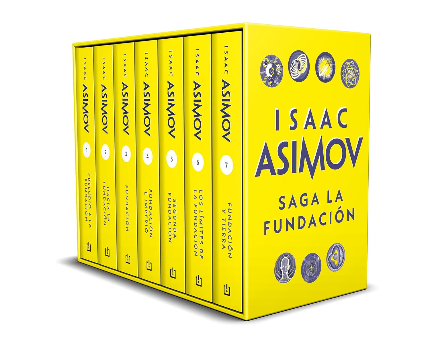Portada de Estuche Saga La Fundación [ 7 Vols ] [ En Español ] Isaac Asimov