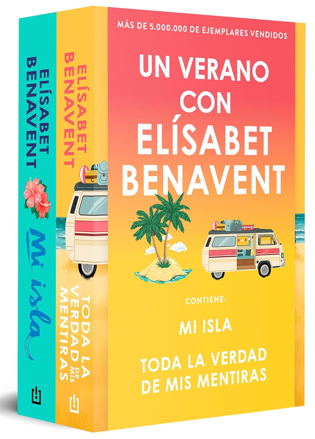 Portada de Estuche Mi Isla + Toda La Verdad De Mis Mentiras [ 2 Vols ] [ En Español ] Elísabet Benavent